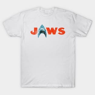 Red Caption Jaws T-Shirt